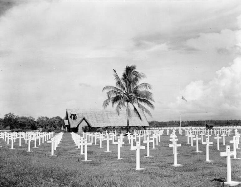 Military Cemetery on Guadalcanal (1945)
